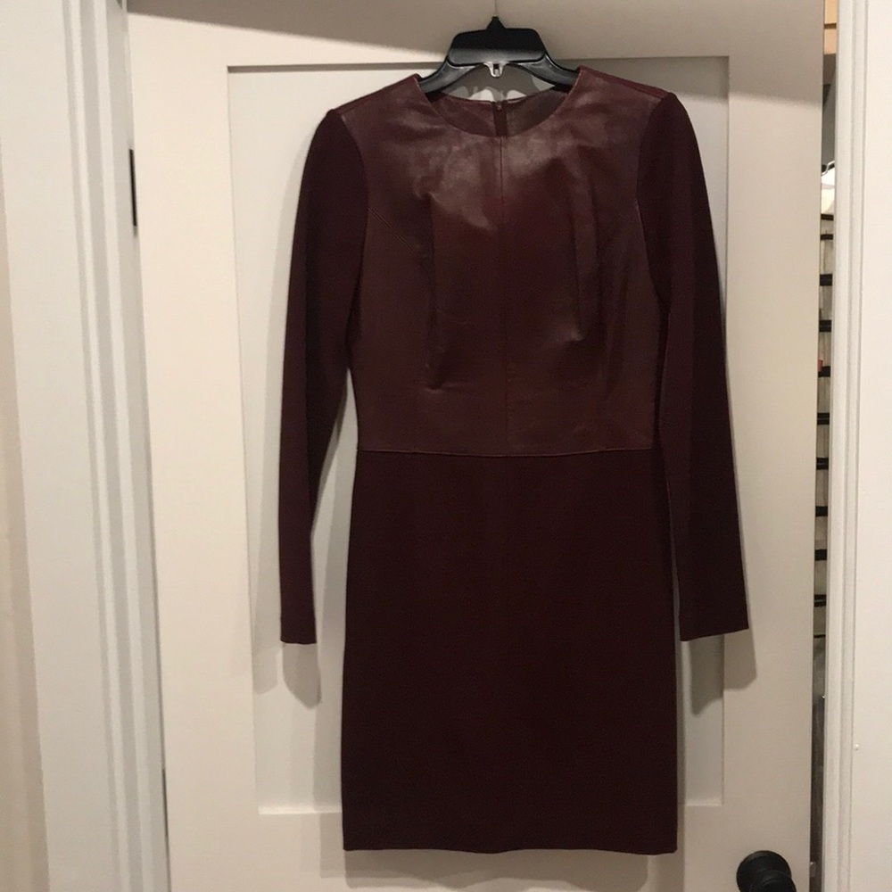Antonio Melani mixed media bodice dress